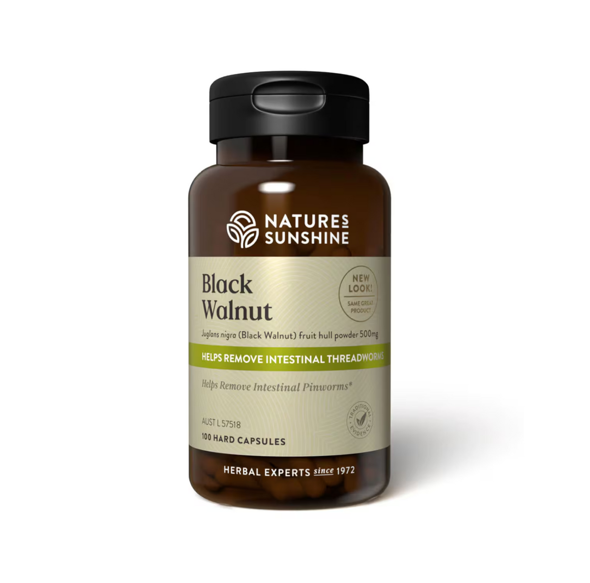 Nature's Sunshine Black Walnut 500mg 100 Capsules