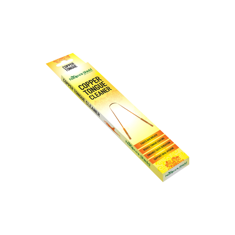 Natures Shield Copper Tongue Scraper