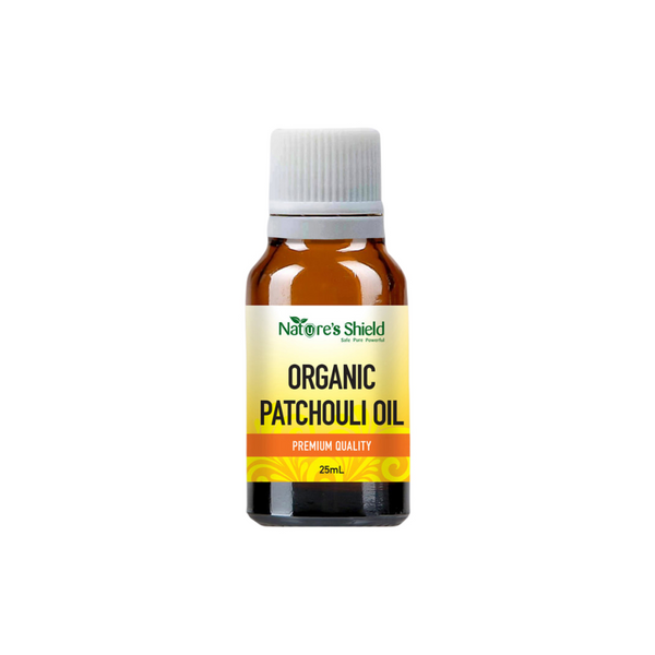Natures Shield Organic Essential Oil Patchouli 25ml
