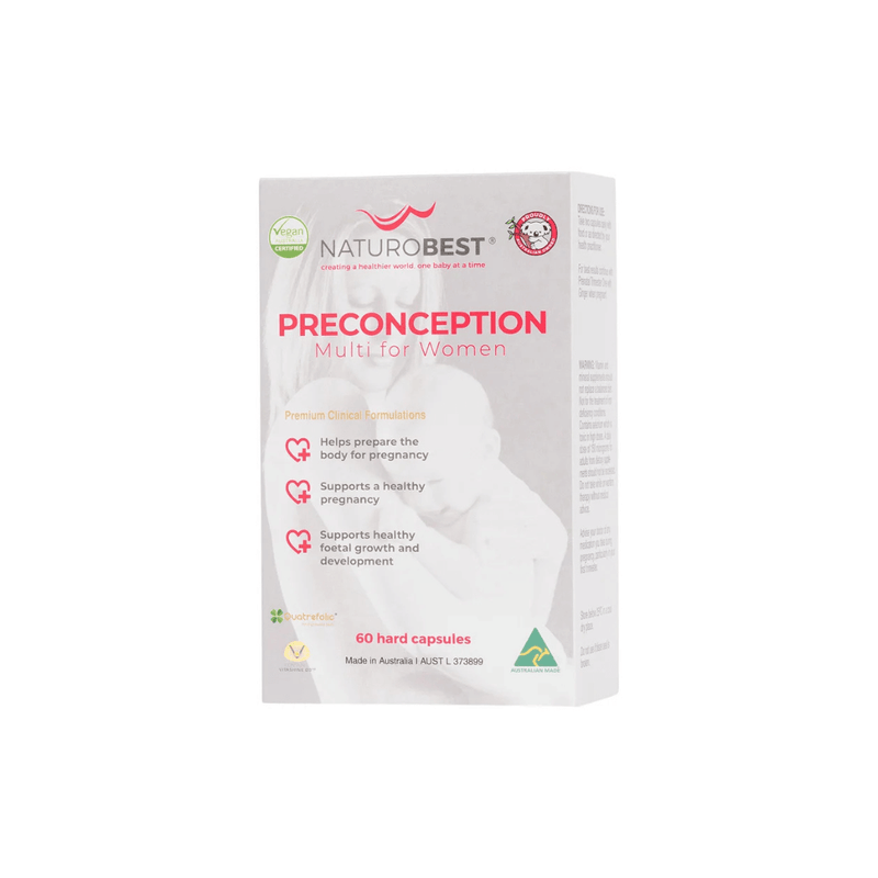 NaturoBest Preconception Multi for Women 60 Capsules