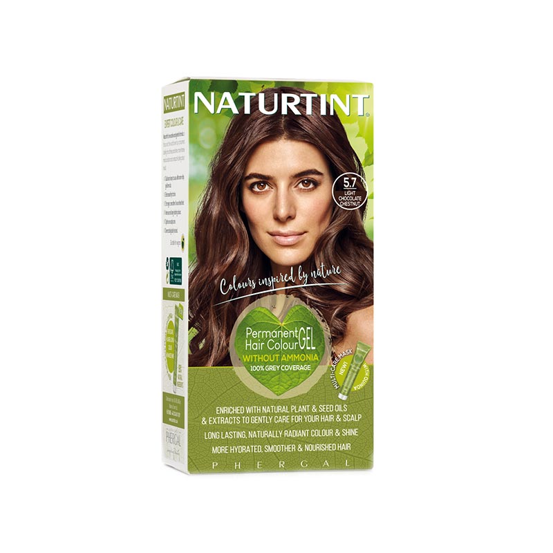 NaturTint 5.7 Light Chocolate Chestnut 155ml front pack