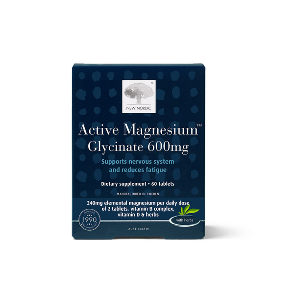 New Nordic Active Magnesium Glycinate 60 Tablets