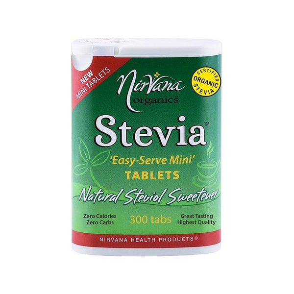 Nirvana Organics Stevia Mini Tablets 300 Tabs