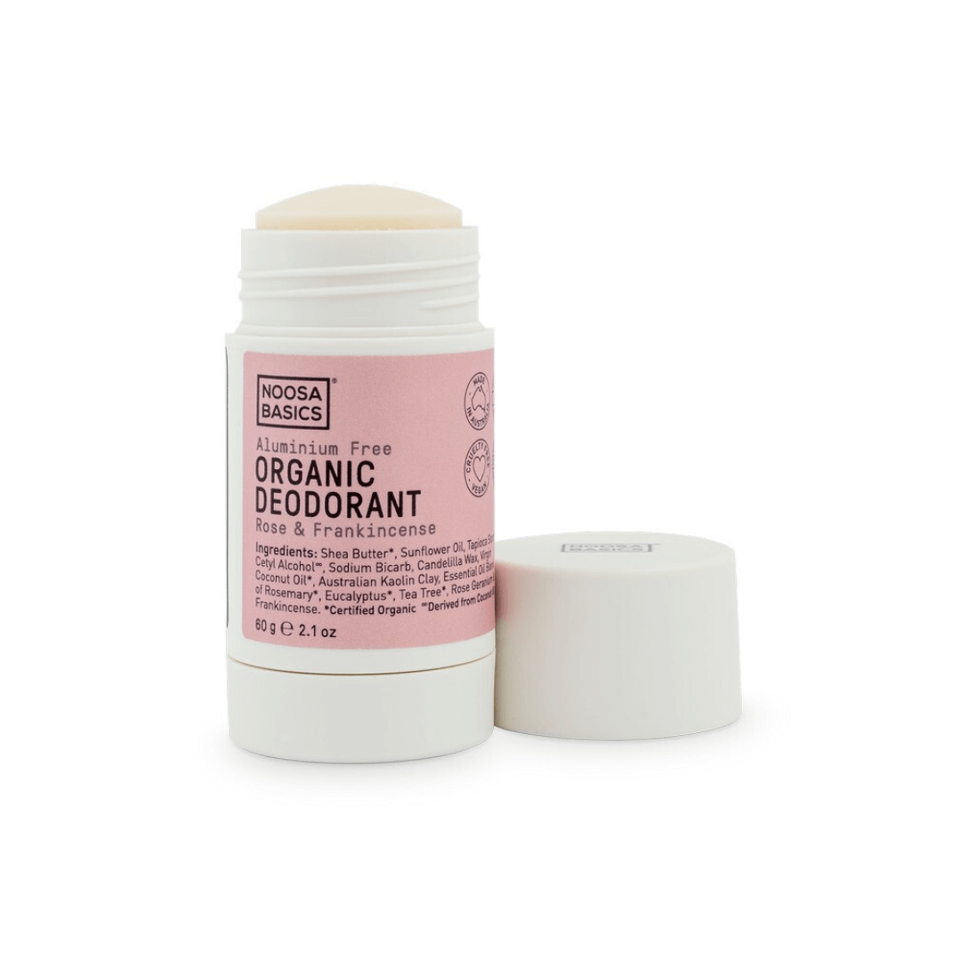 Noosa Basics Rose & Frankincense Deodorant Stick 60g
