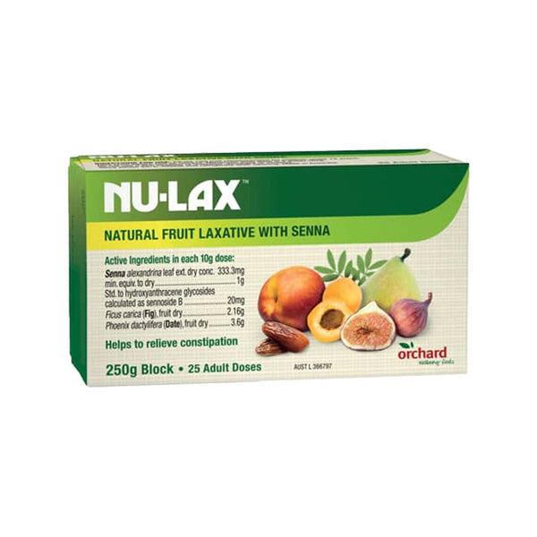 Nulax Fruit Laxative Block 250g