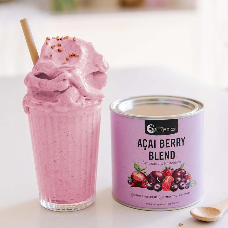 Nutra Organics Acai Berry Blend 200g gallery image 2