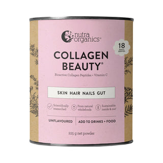 Nutra Organics Collagen Beauty Powder Unflavoured 225g pack image