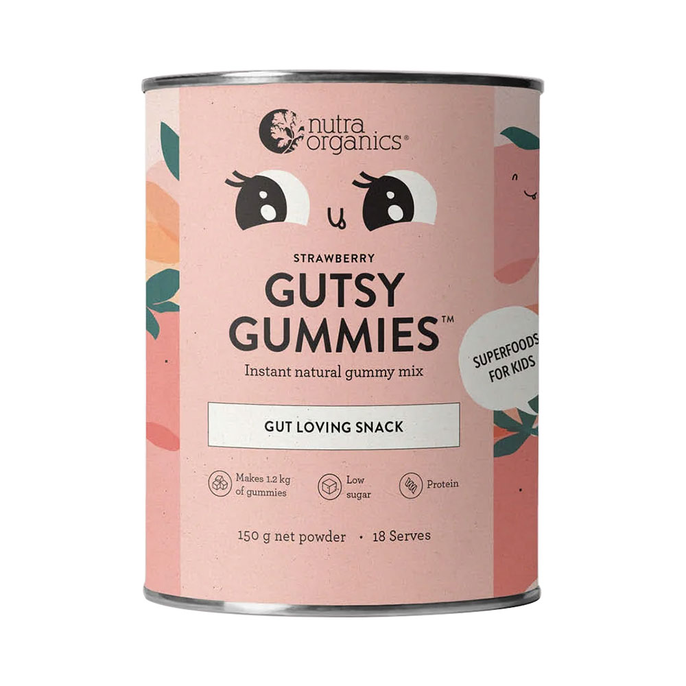 Nutra Organics Gutsy Gummies 18 Servings 150g 150g pack image