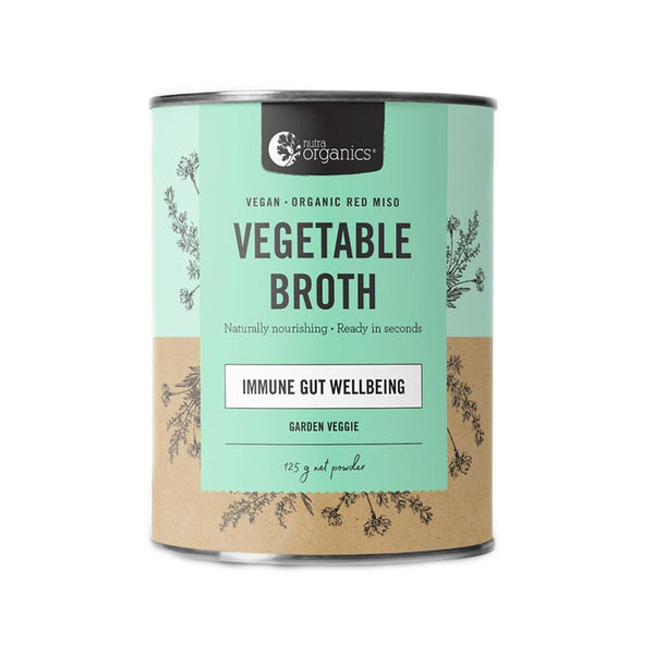 Nutra Organics Vegetable Broth Garden Veggie 125g