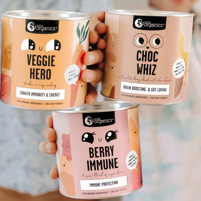 Nutra Organics Choc Whiz 250g