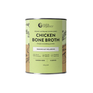 Nutra Organics Bone Broth Chicken Garden Herb 125g