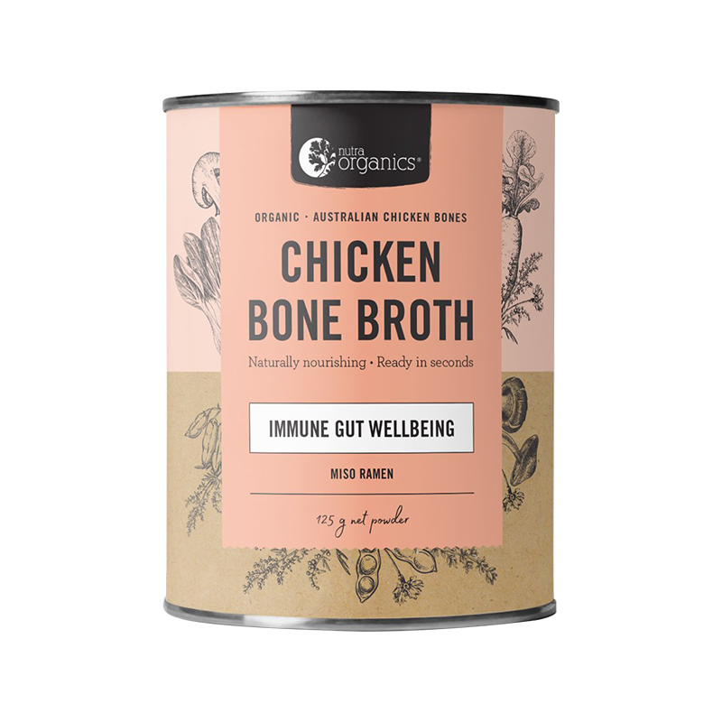Nutra Organics Chicken Bone Broth Miso Ramen 125g