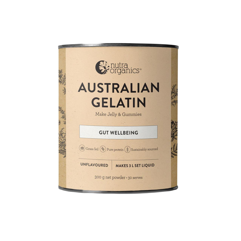Nutra Organics Natural Gelatin Unflavoured 300g pack image