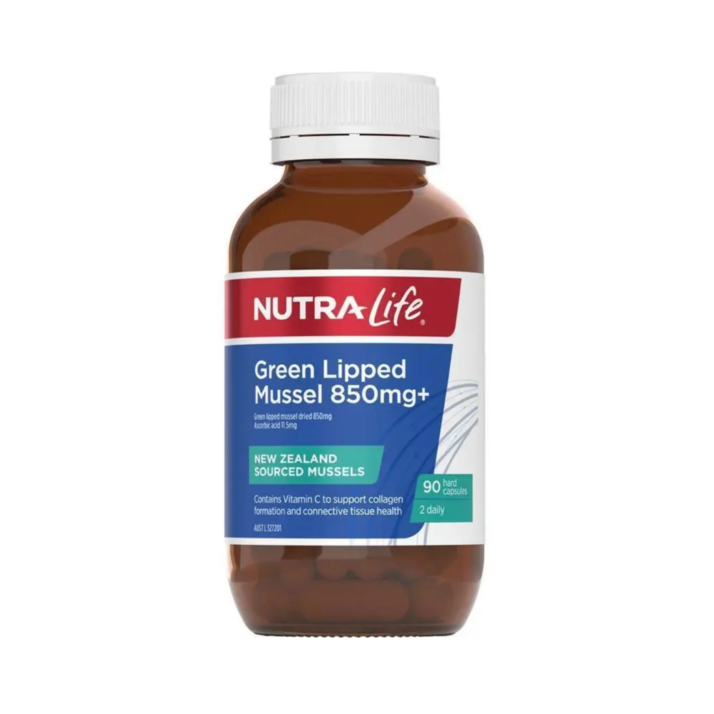 Nutralife Green Lipped Mussel 850mg 90 Capsules