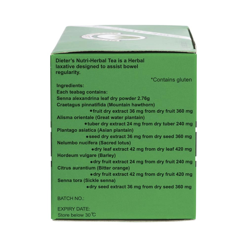 Nutri-Leaf Dieter's Tea Extra Strength 15 tea bags box image 3