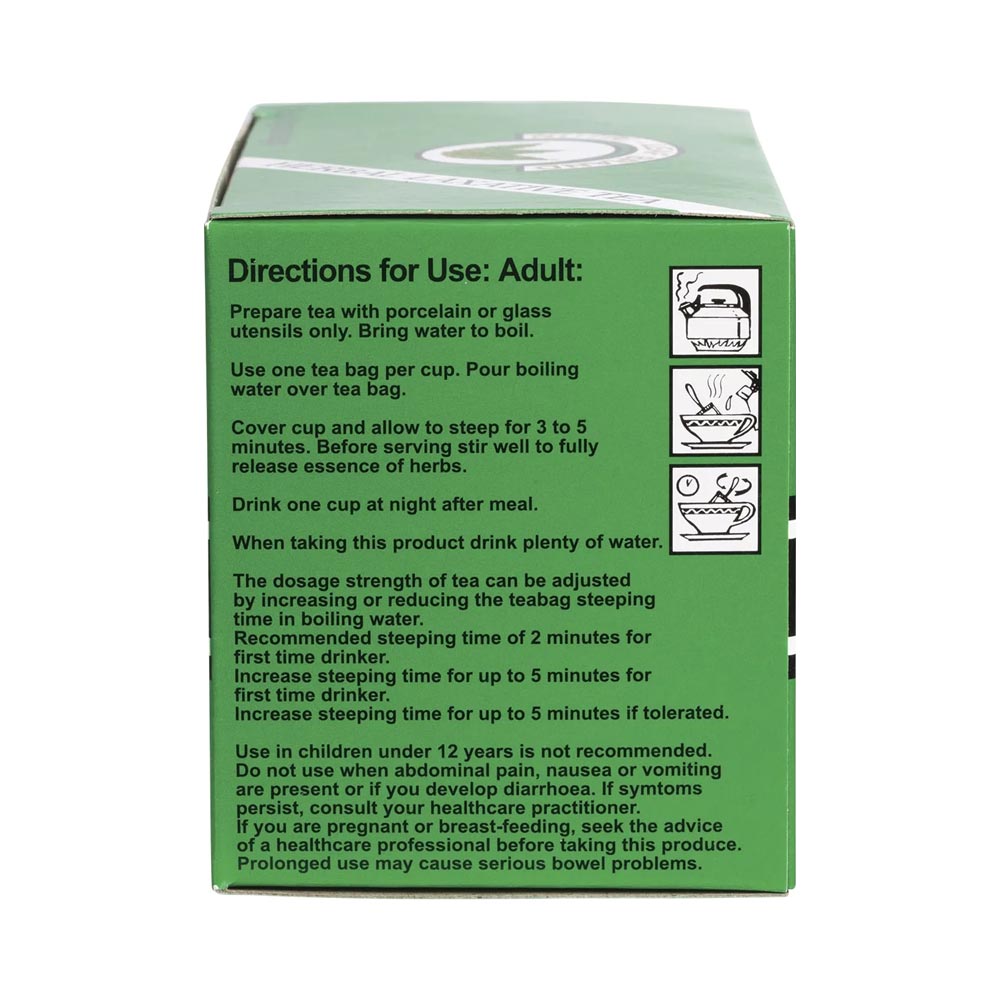 Nutri-Leaf Dieter's Tea Extra Strength 15 tea bags box image 2