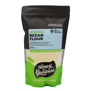 Honest To Goodness Organic Besan Flour 500g