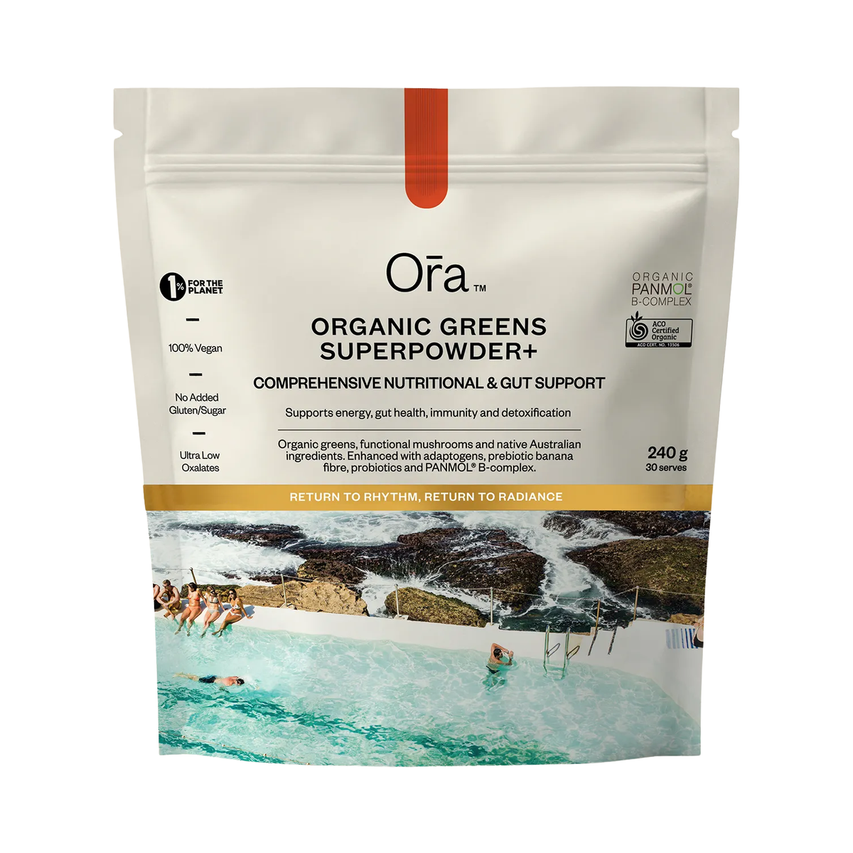Ora Organic Greens Superpowder+ 240g