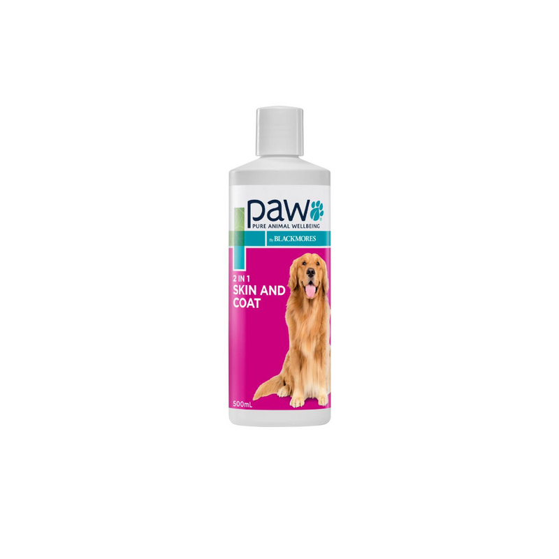 PAW By Blackmores 2 In 1 Skin and Coat (Conditioning Shampoo) 500ml