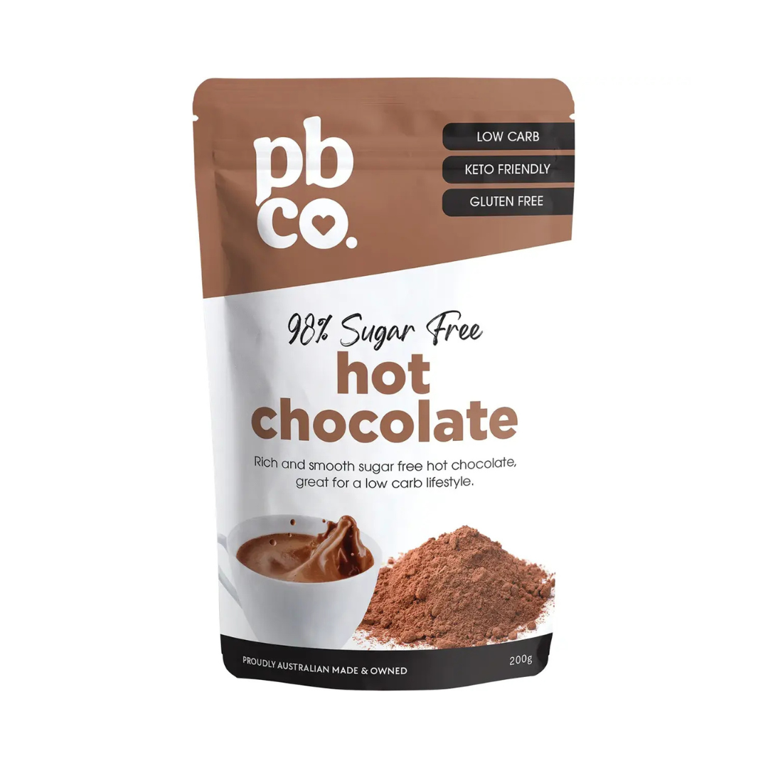PBCo Hot Chocolate 98% Sugar Free 200g
