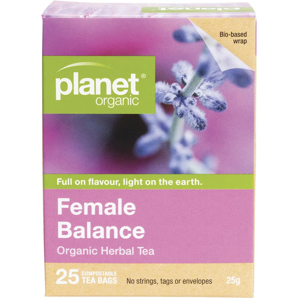 Planet Organic Female Balance Tea 25 Tea Bags