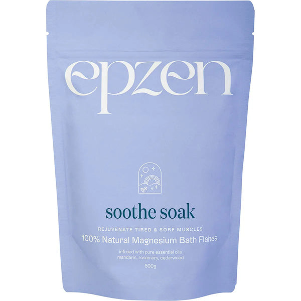 Epzen Soothe Soak Magnesium Bath Flakes 500g