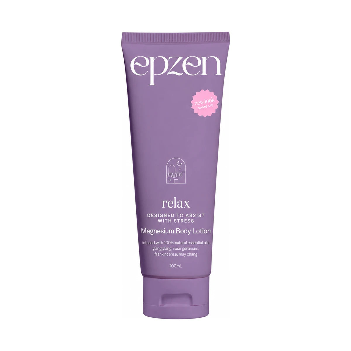 Epzen Magnesium Body Lotion Relax 100ml — centred packshot on a padded white background