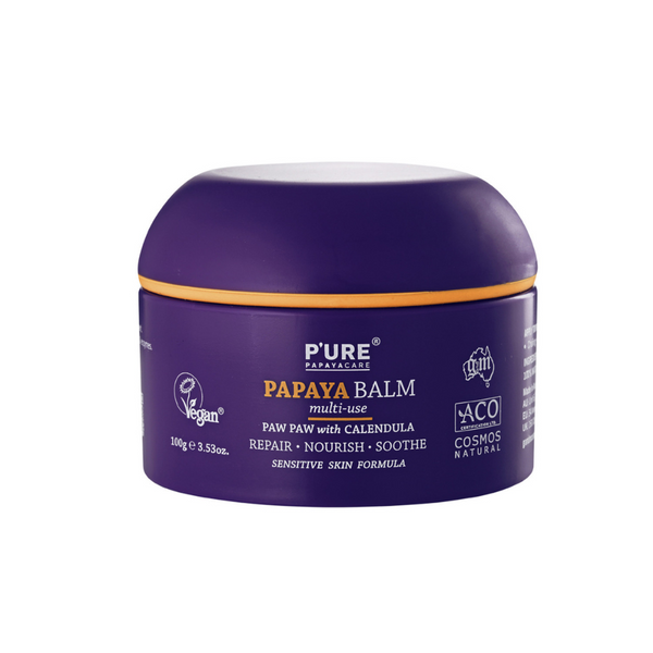 P'URE Papayacare Papaya Balm Multi-Use (Paw Paw with Calendula) 100g