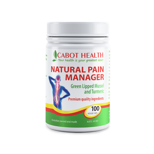 Cabot Health Natural Pain Manager 100 Capsules