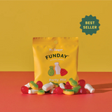 Funday Natural Sweets Flavoured Gummies Party Mix 50g