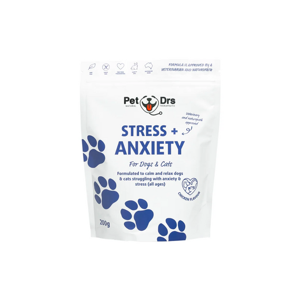 Pet Drs Stress + Anxiety Supplement (For Dogs & Cats) 200g