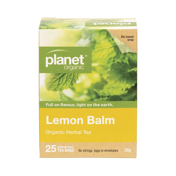 Planet Organic Herbal Tea Bags Lemon Balm 25 Tea Bags