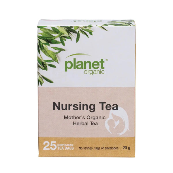 Planet Organic Herbal Tea Bags Mother's Nursing Tea 25 Tea Bags