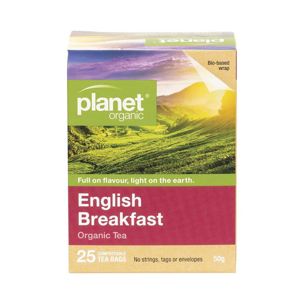 Planet Organic English Breakfast 25 Tea Bags