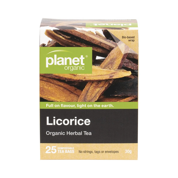 Planet Organic Licorice Herbal Tea Bags 25 Pack