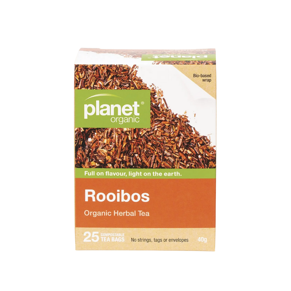 Planet Organic Rooibos Herbal Tea Bags 25 Pack