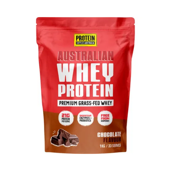 Protein Supplies Australia Australian Whey Protein Chocolate 1kg