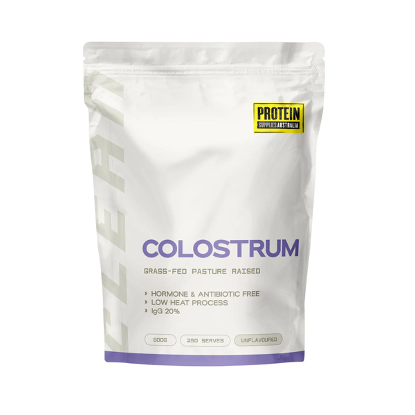 Protein Supplies Australia Colostrum Grass Fed Pure 20% Immunoglobulin (IgG) 500g