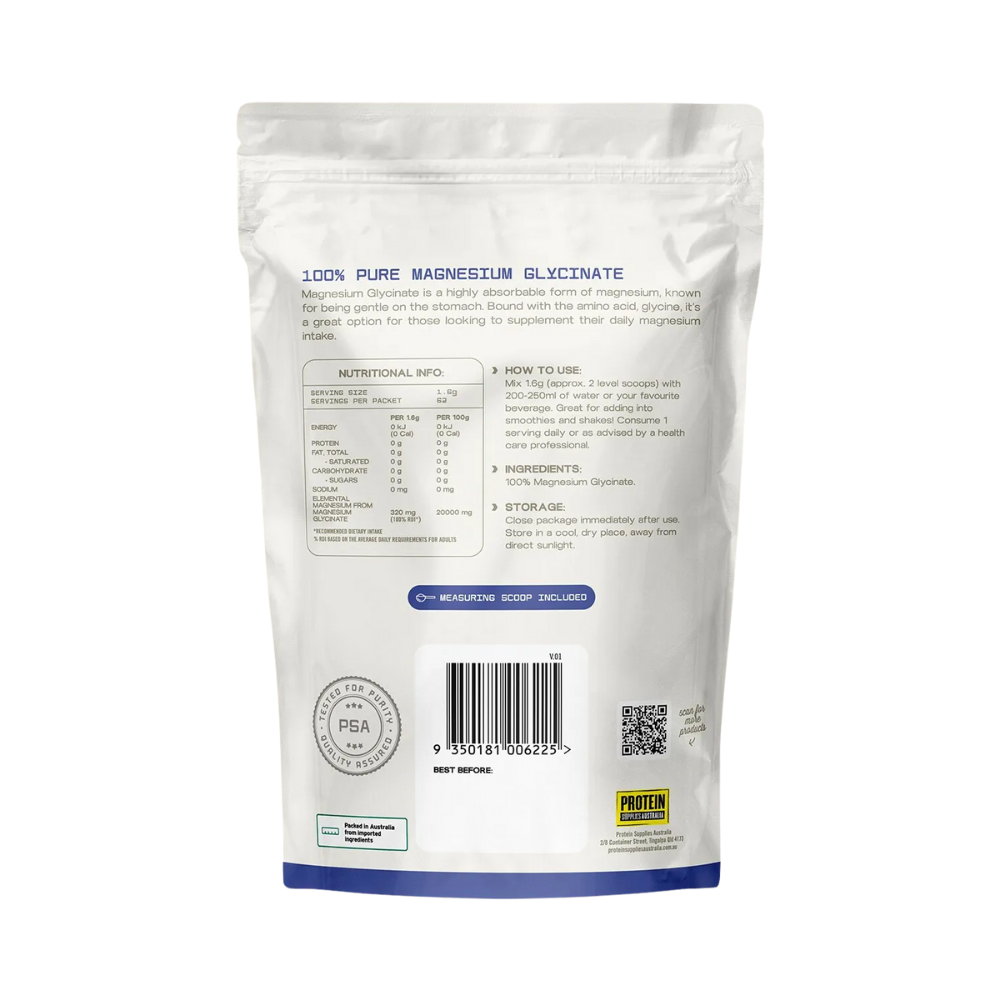 Protein Supplies Australia Magnesium Glycinate 100g product image 2