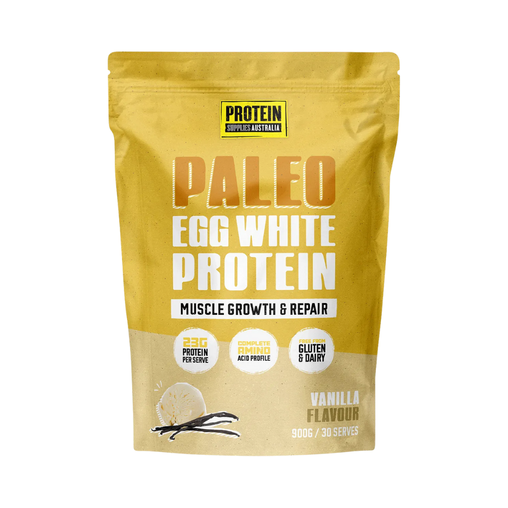 Protein Supplies Australia Paleo Pro Egg White Protein Vanilla 900g
