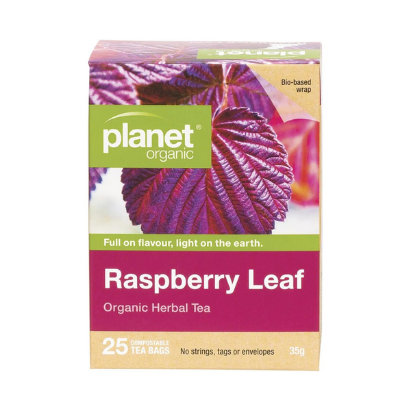 Planet Organic Raspberry Leaf Tea 25 Tea Bags