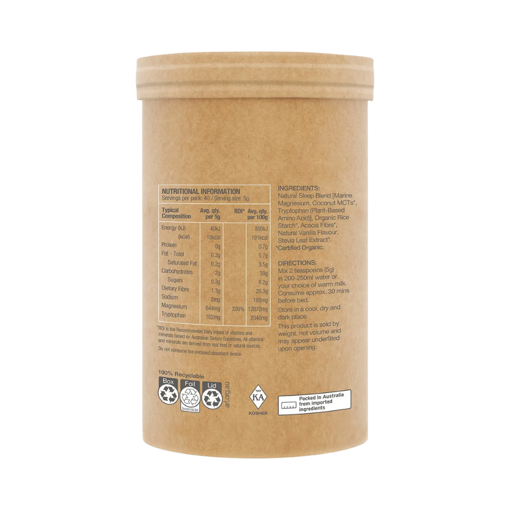 Amazonia Raw Sleep Magnesium Dreamy Vanilla
