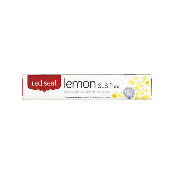 Red Seal Lemon SLS Free Natural Toothpaste 100g