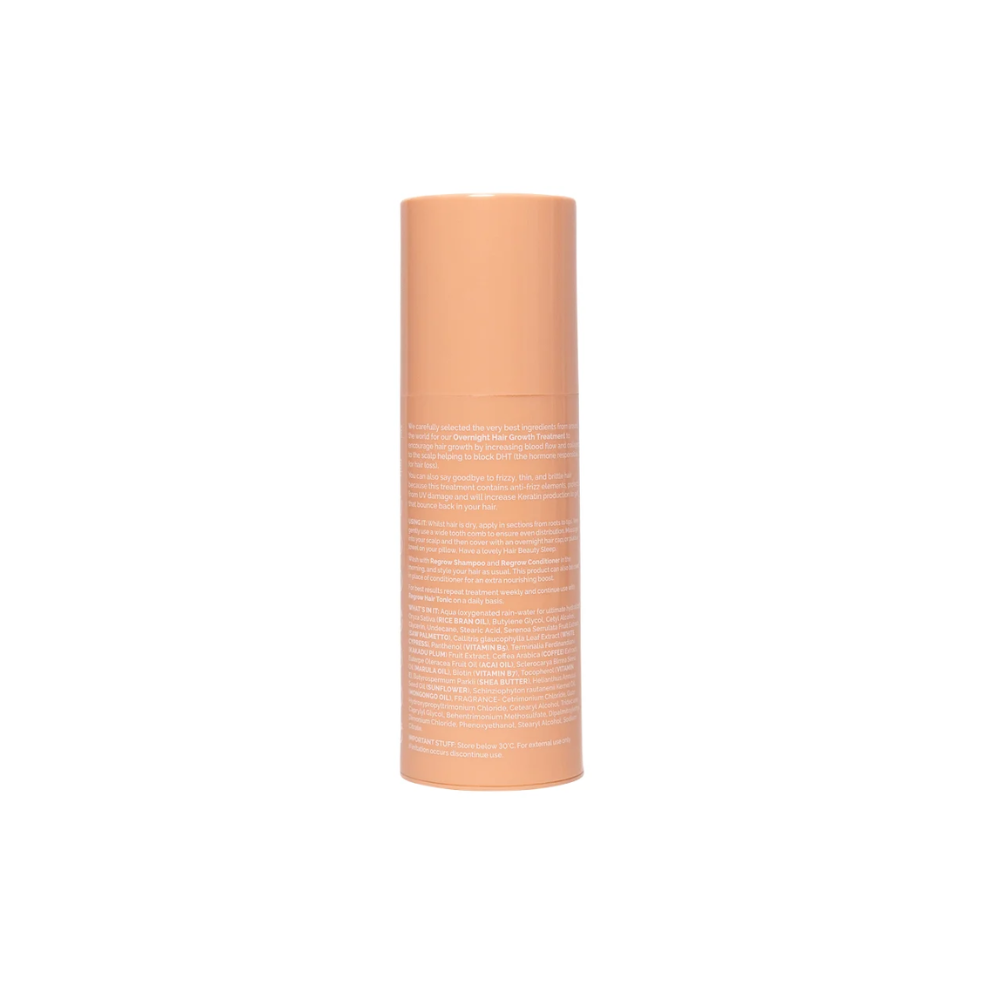 Regrow Hair Clinics Hair Growth Mask 200ml tube for overnight hydration and hair revitalization.