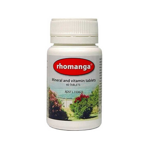 Percy's Products Rhomanga (Mineral and Vitamin Tablets) 60 Tablets