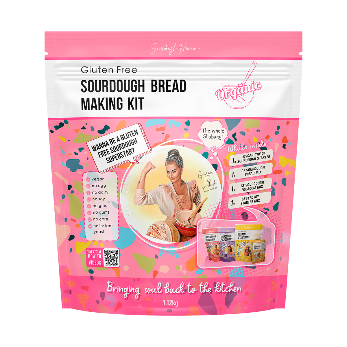 Sourdough Mumma Gluten Free Sourdough Bread Making Kit 1.12kg front pack