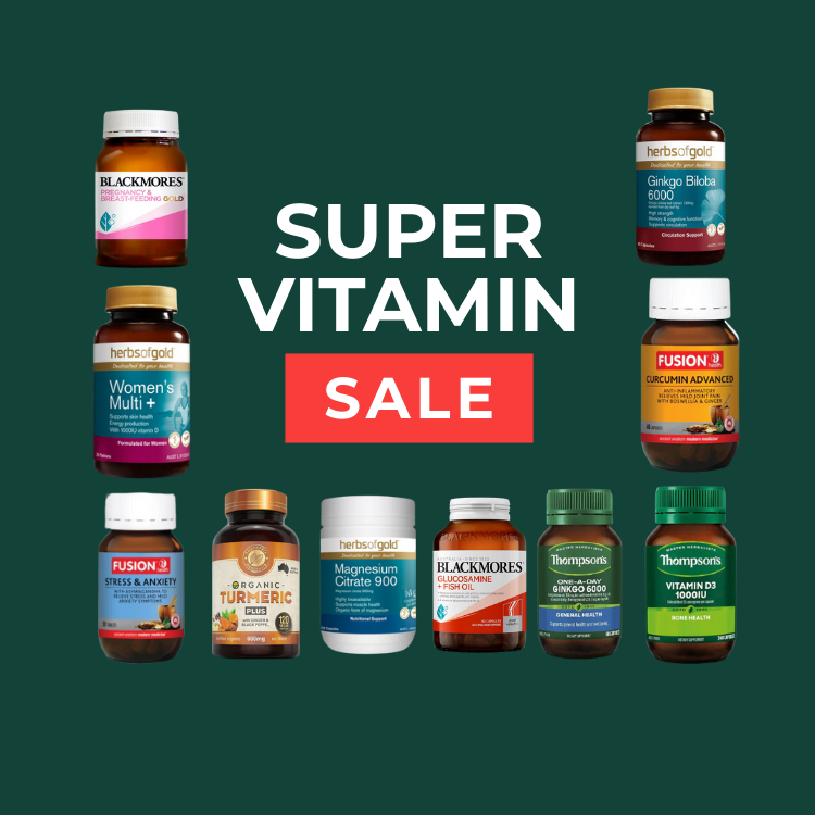 Eco-friendly household and wellness products including biodegradable cleaner, herbal supplements, organic oats, moisturising cream, olive oil, and reusable containers on a wooden table with plants in the background.