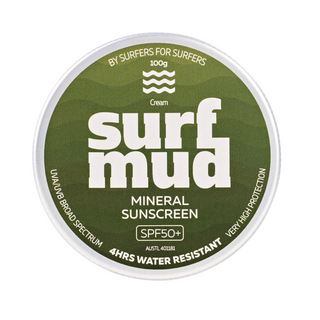 SURFMUD Mineral Sunscreen SPF 50+ Tin 100g