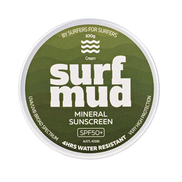 SURFMUD Mineral Sunscreen SPF 50+ Tin 100g