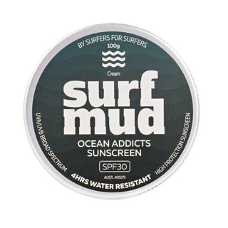 SURFMUD Ocean Addicts Sunscreen SPF 30 Tin 100g